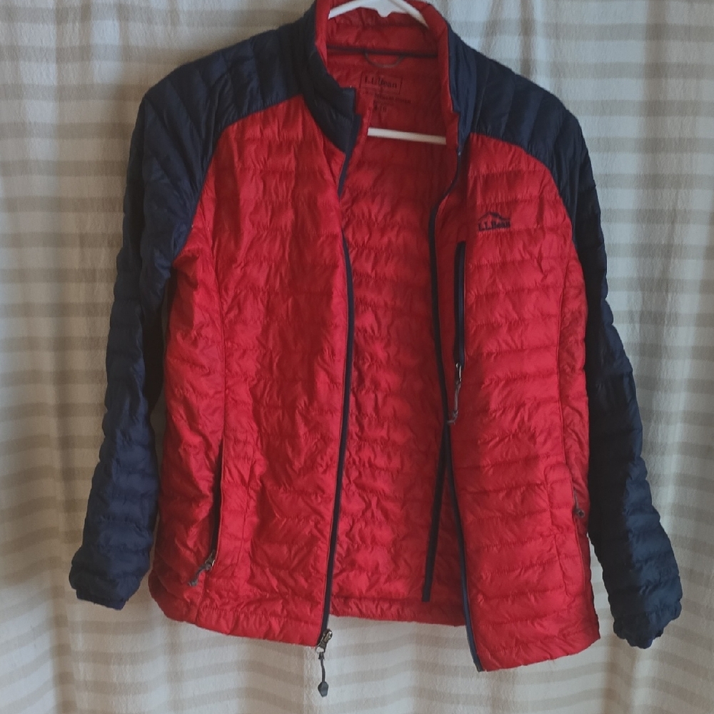 L.L. Bean Red Quilted Outerwear